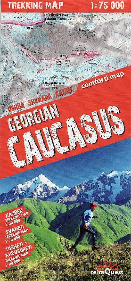 Trekking Map - Georgian Caucasus