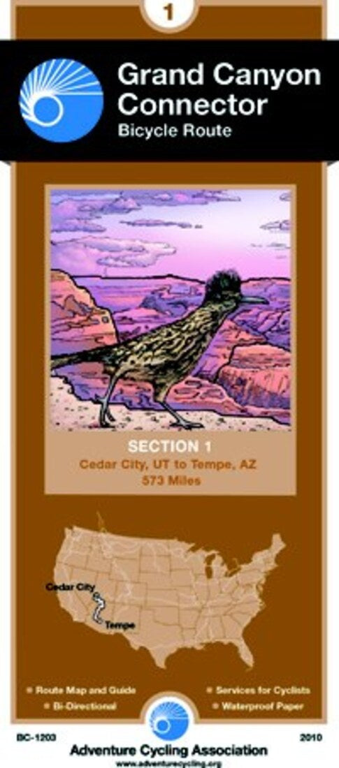 Grand Canyon Connector Bicycle Route Cedar City, Ut - Tempe, Az