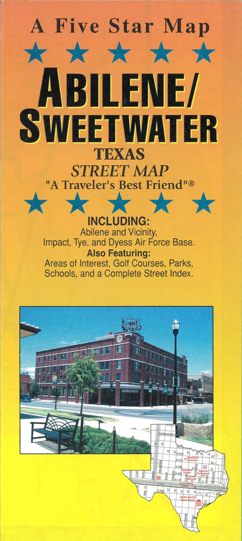Abilene/Sweetwater: Texas: Street Map