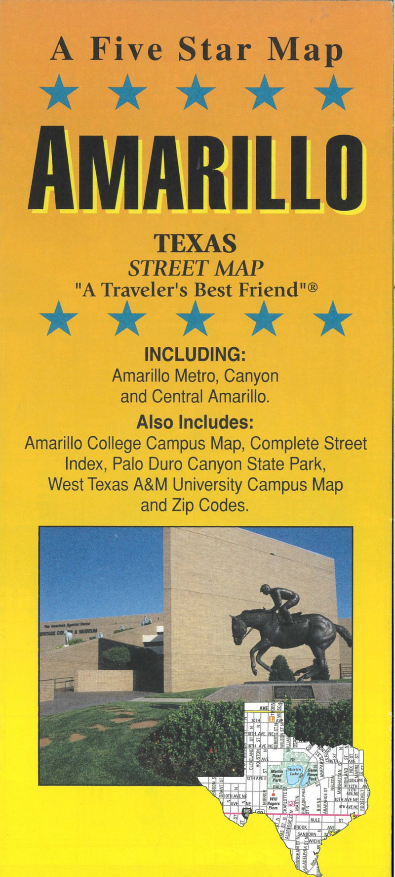 Amarillo: Texas: Street Map