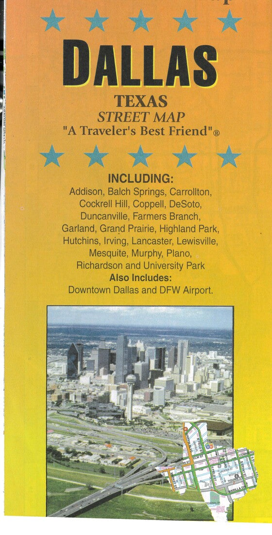 Dallas, Texas Road Map