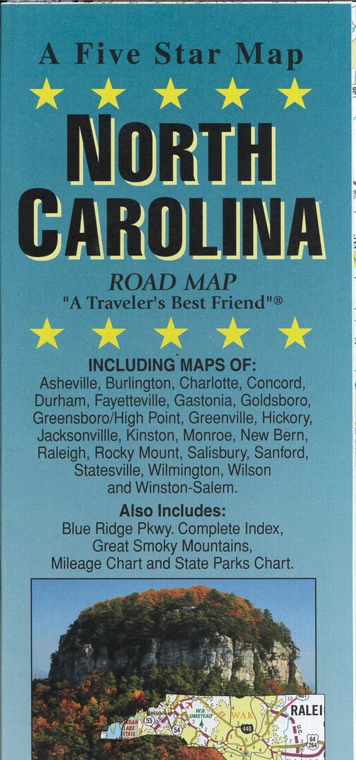 North& SouthCarolina State Map