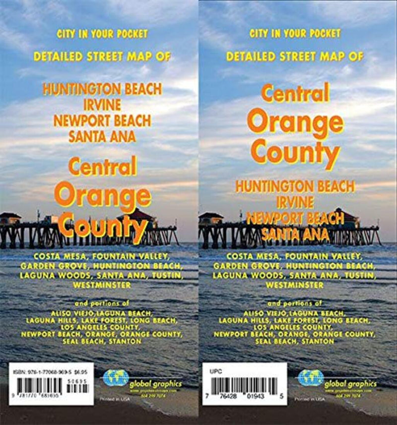 Orange County Central / Santa Ana / Newport Beach Road Map