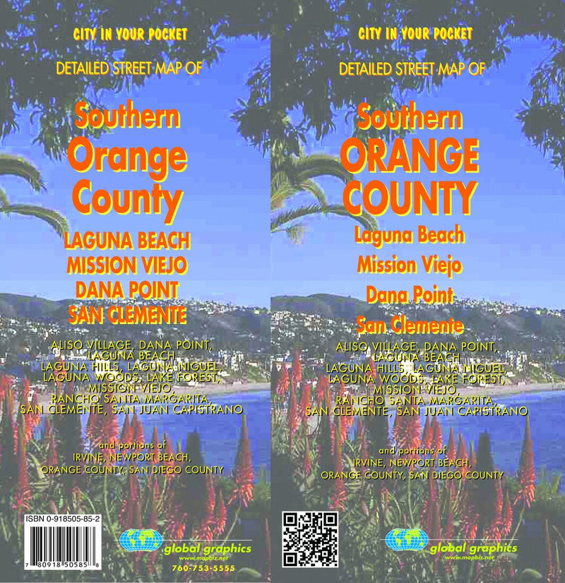 Orange County South/ San Clemente / Laguna Beach Road Map