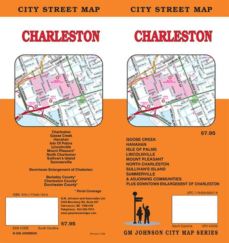 Charleston, SouthCarolina Street Map