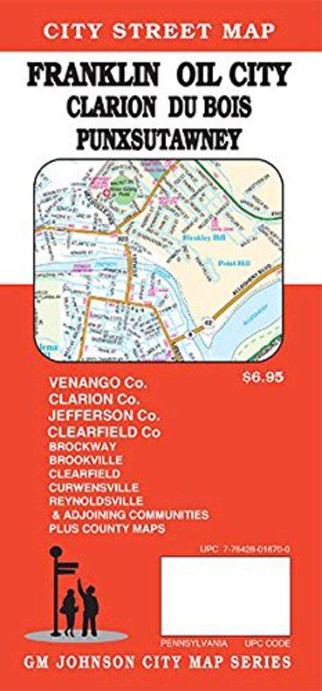 Franklin: Oil City: Clarion: Du Bois: Punxsutawney: City Street Map = Clearfield: Du Bois: Punxsutawney: Franklin: Oil City: City Street Map