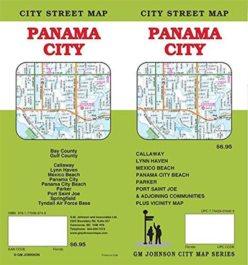 Panama City: Callaway: Lynn Haven: City Street Map