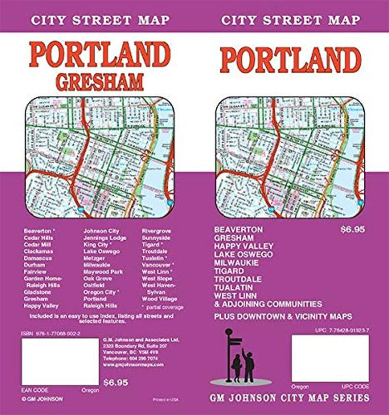 Portland: City Street Map = Portland: Gresham: City Street Map