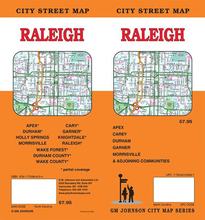 Raleigh, NorthCarolina Street Map