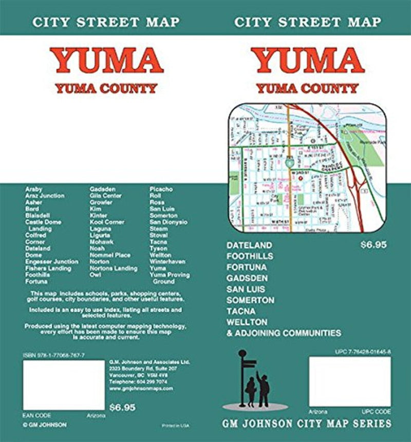 Yuma: Yuma County: City Street Map