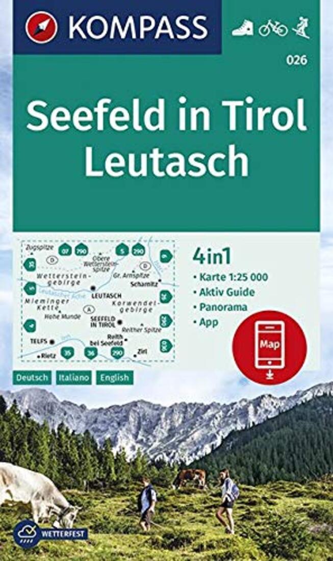 Seefeld Intirol / Leutasch D/I/E + Aktiv Guide