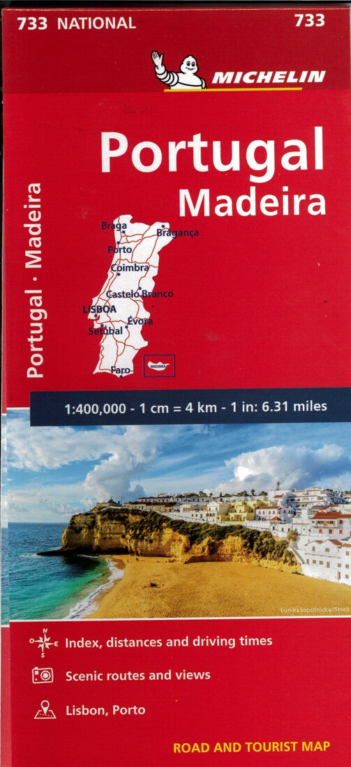 Portugal WithMadeira (733) Road Map