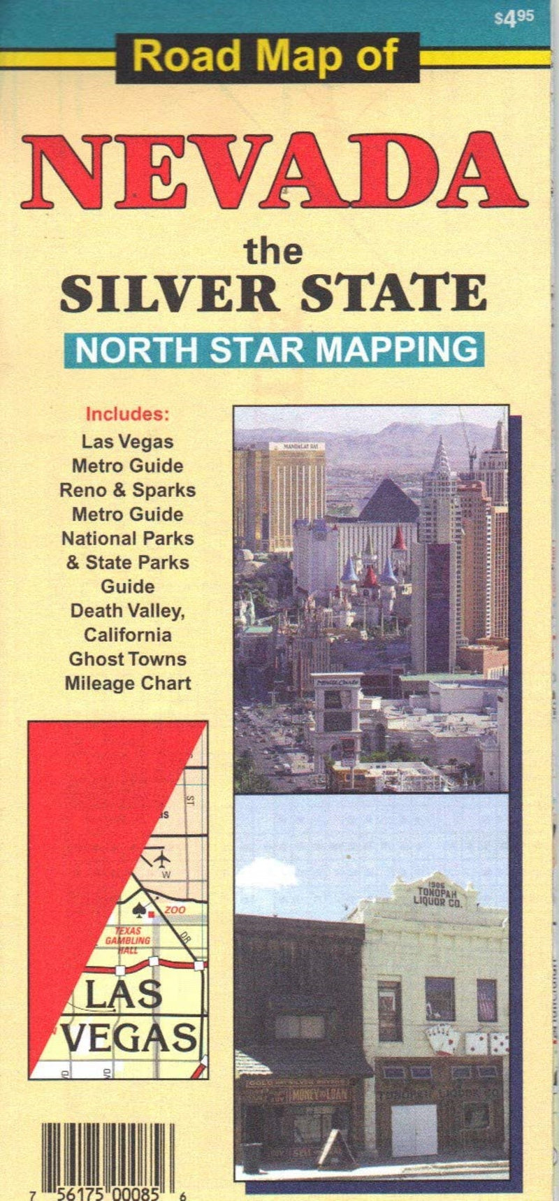 Road Map Of Nevada: The Silver State