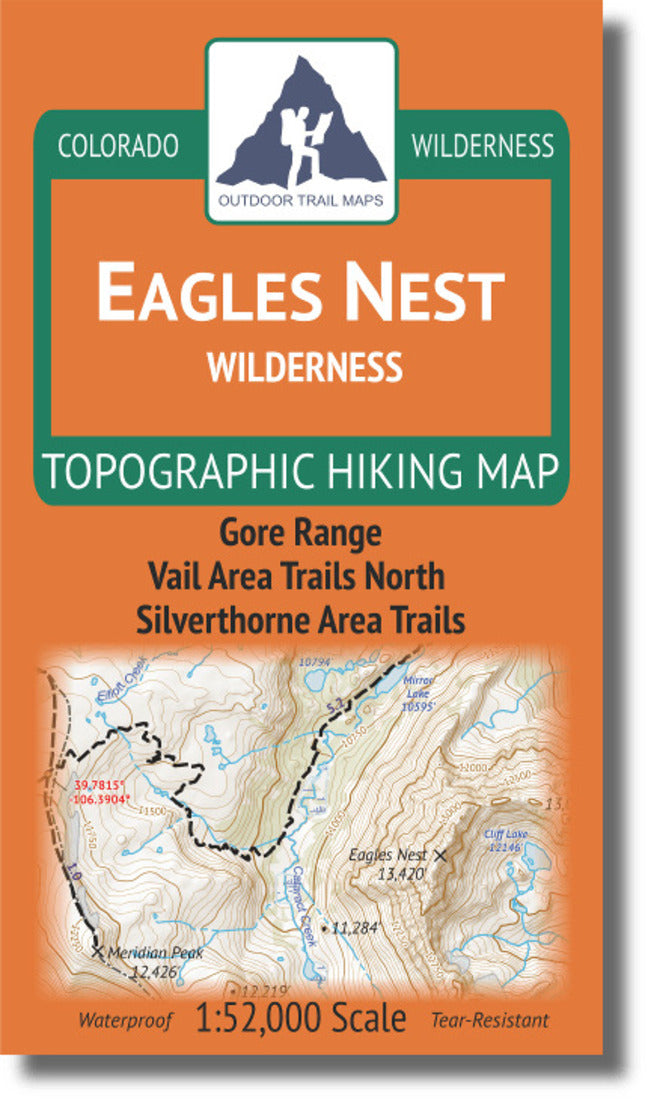 Eagles Nest Wilderness 1:52K Travel Map