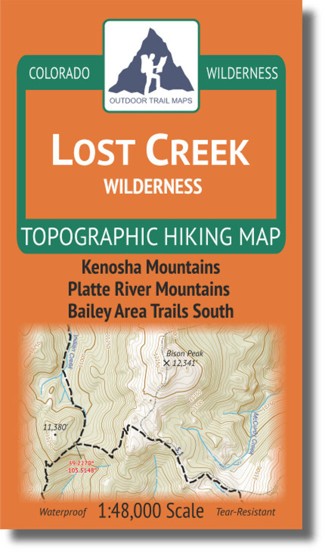 Lost Creek Wilderness 1:48K Travel Map