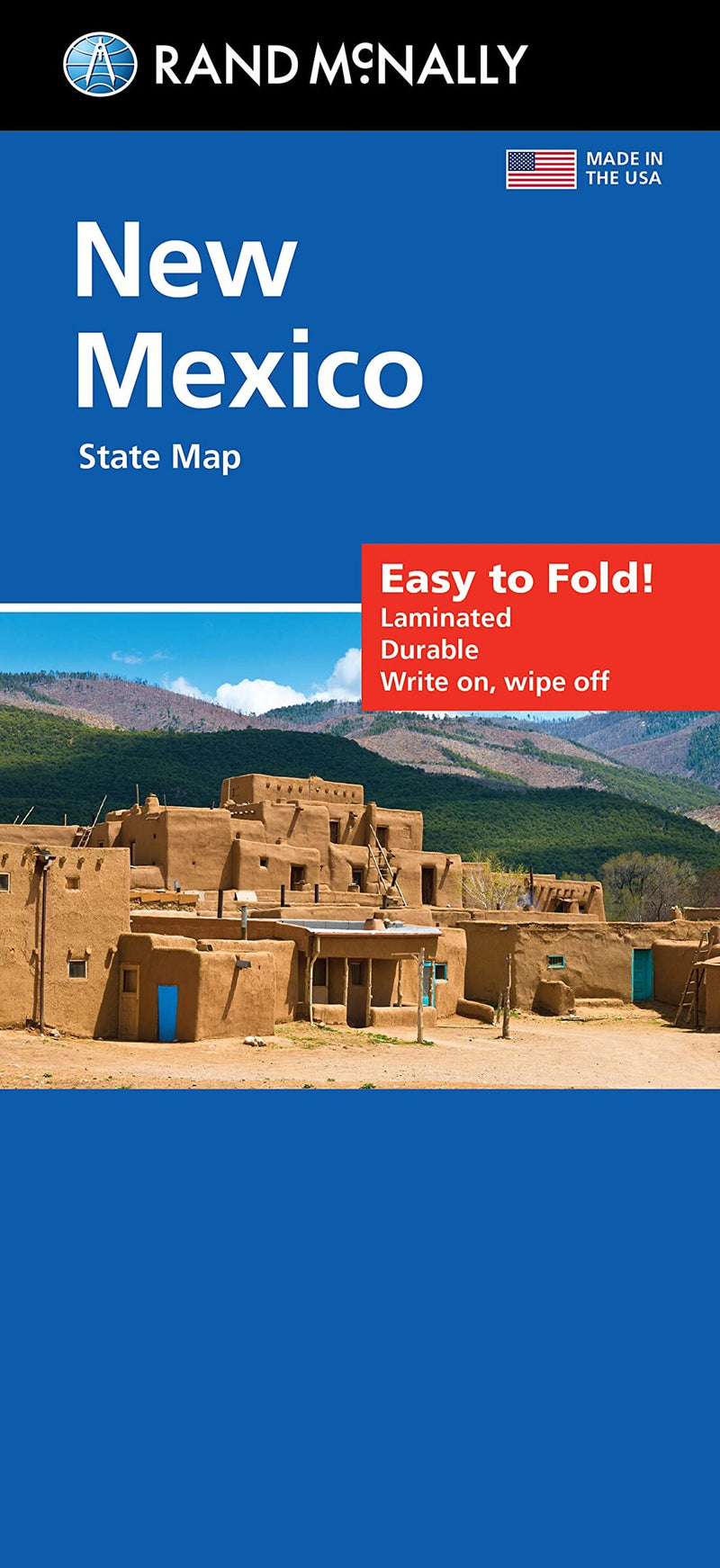 New Mexico, Easy To Fold Road Map