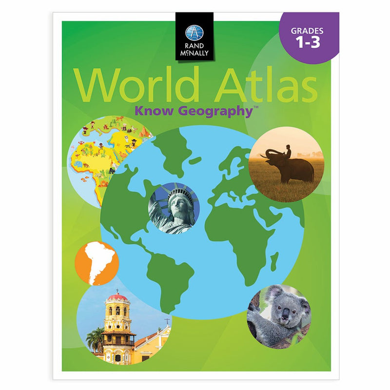 World Atlas: Know Geography: Grades 1-3