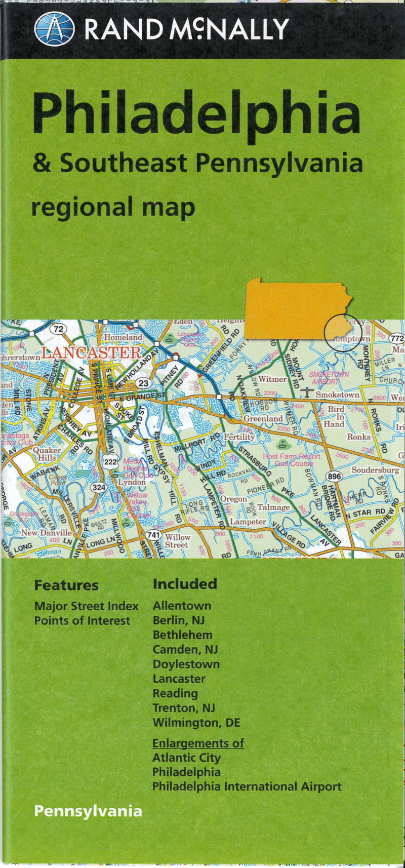 Philadelphia And Southeast Pennsylvania, Pennsylvania Road Map