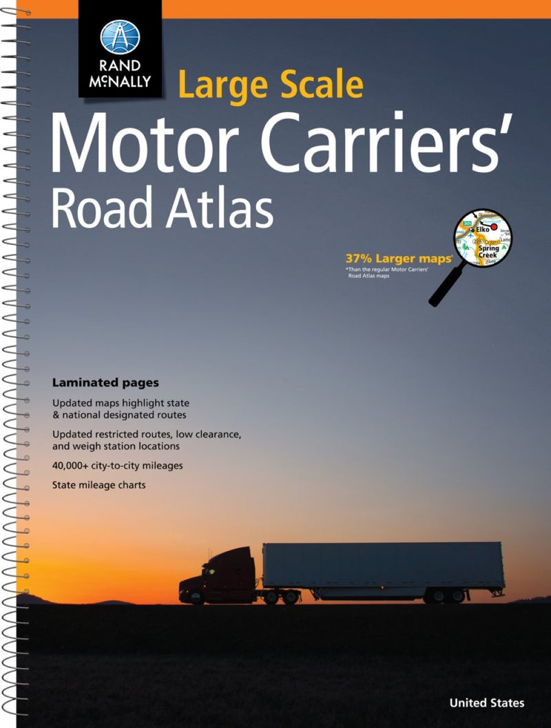 Large Scale United States, 2023  Motor Carriers' Road Atlas