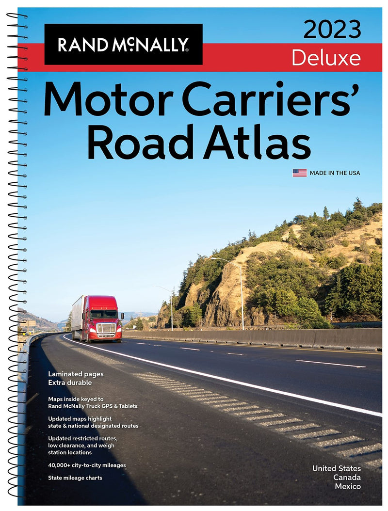 NorthAmerica, 2023 Deluxe Motor Carriers' Road Atlas
