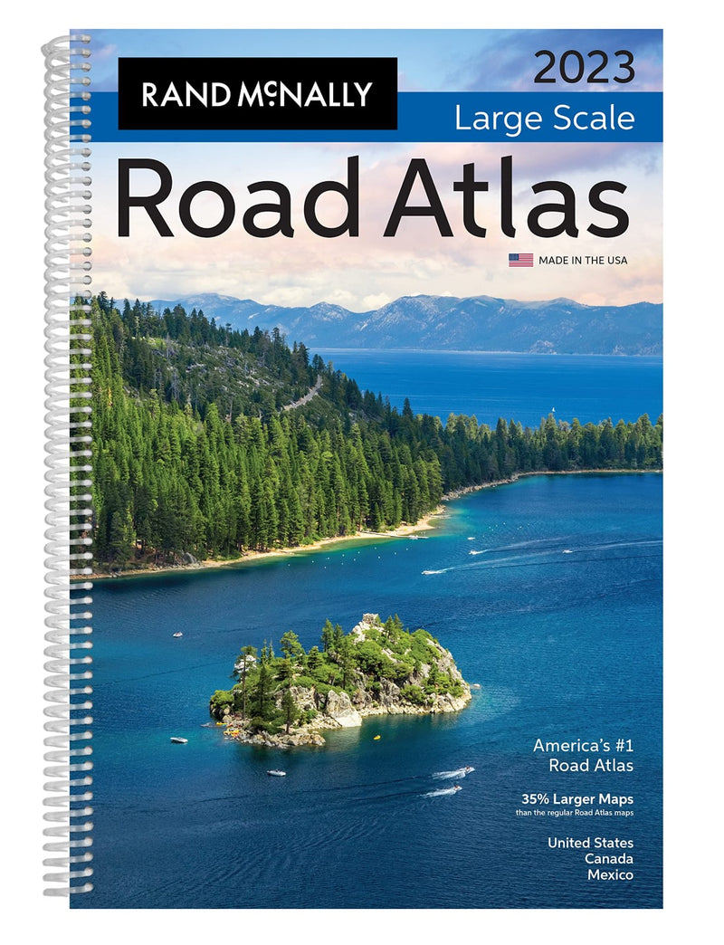 Rand Mcnally 2023 Large Scale Road Atlas  (Can & Mex)