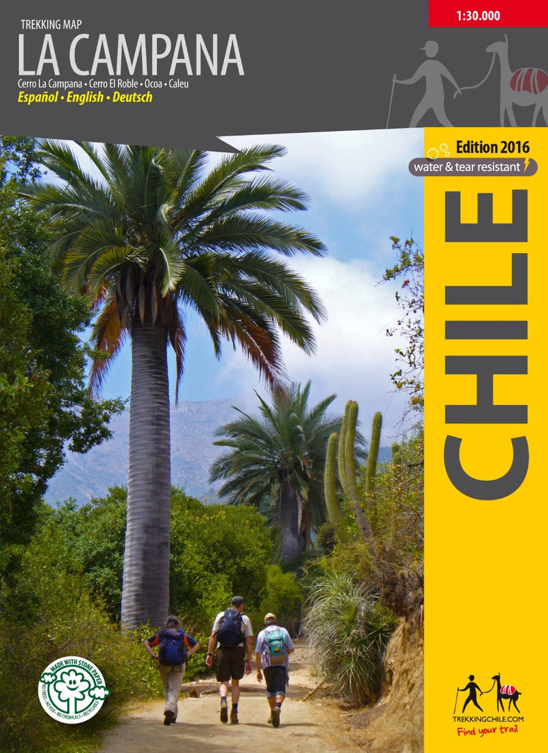 La Campana, Chile: Travel & Trekking Map