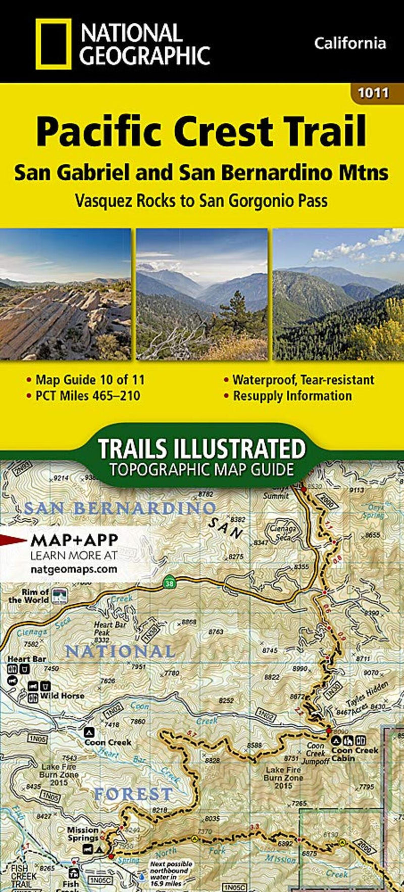 Pacific Crest Trail [Vasquez Rocks To San Gorgonio Pass] Travel Map