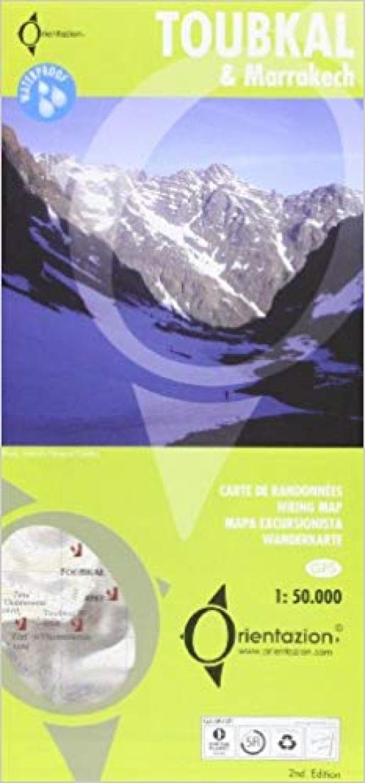 Toubkal & Marrakech: Carte De Randonnées: 1: 50.000 = Toubkal & Marrakech: Hiking Map: 1: 50.000 = Toubkal & Marrakech: Mapa Excursionista: 1: 50.000 = Toubkal & Marrakech: Wanderkarte: 1: 50.000