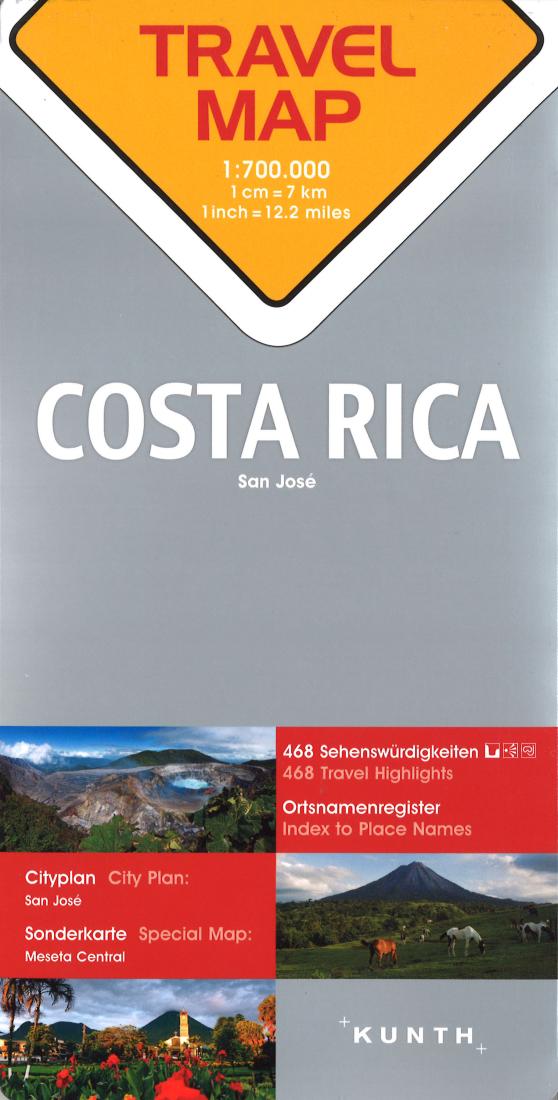 Costa Rica: Travel Map