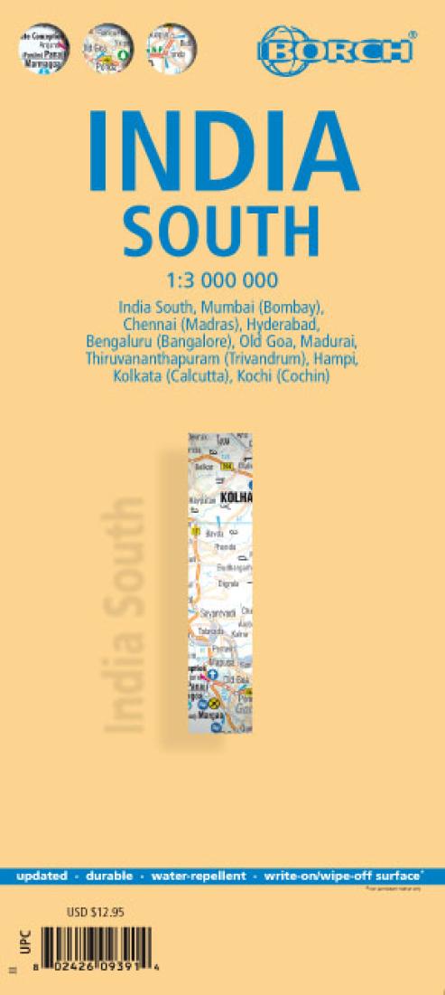 India, South Travel Map