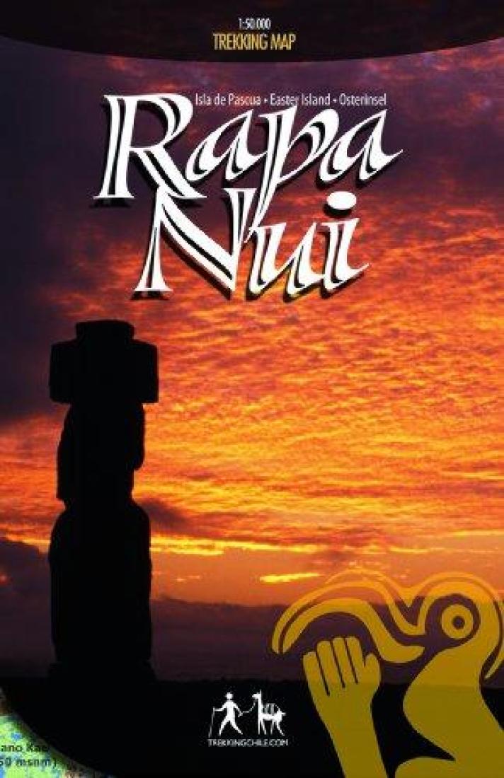 Rapa Nui / Easter Island - Travel And Trekking Map