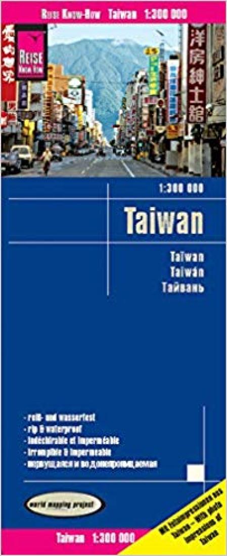 Taiwan: 1:300 000 = Taïwan: 1:300 000 = Taiwa?N: 1:300 000 = ??????? : 1:300 000 Road Map