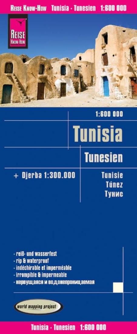 Tunesien: 1:600 000: + Djerba 1:300 000 = Tunisia: 1:600 000: + Djerba 1:300 000 = Tunisie: 1:600 000: + Djerba 1:300 000 = Tu?Nez: 1:600 000: + Djerba 1:300 000 = ?????: 1:600 000: + Djerba 1:300 000 Road Map