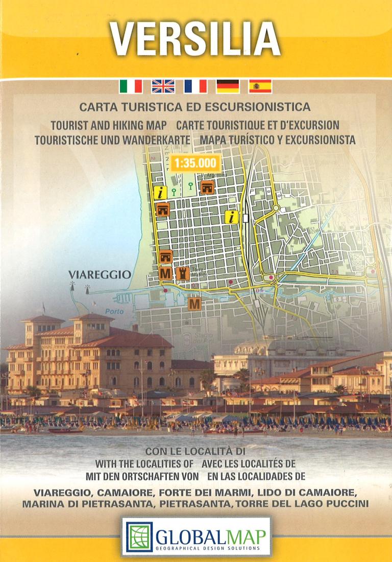 Versilia: Carta Turistico-Stradale Ed Escursionistica Travel Map