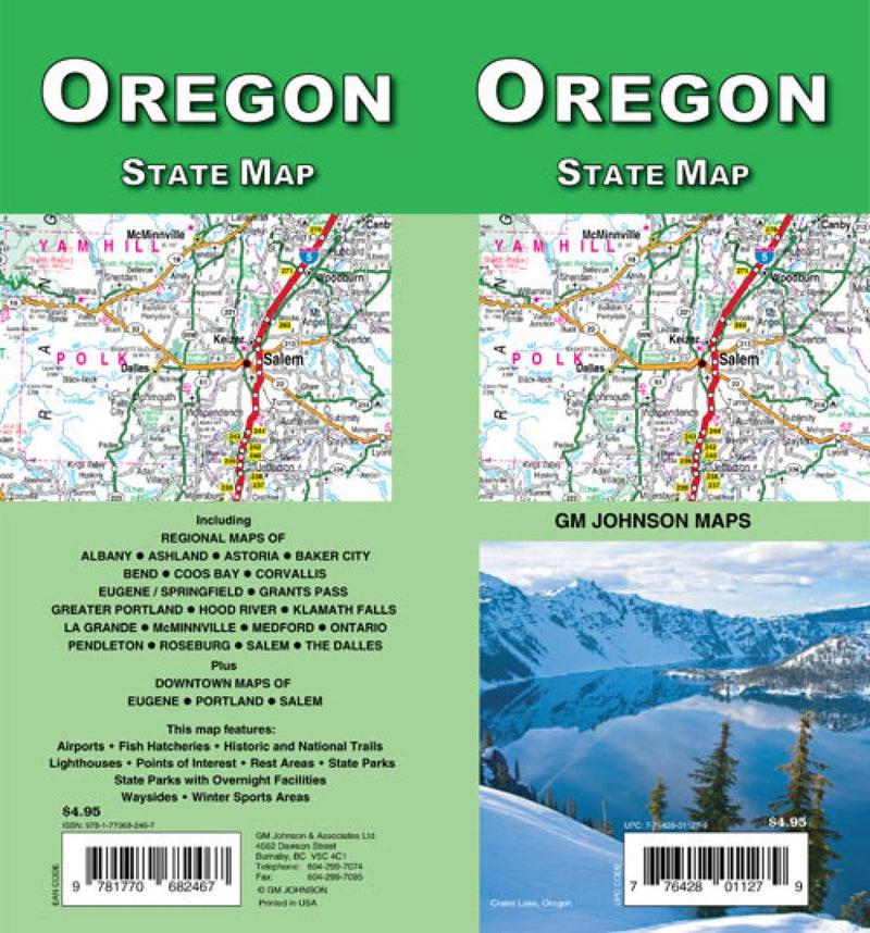 Oregon: State Map