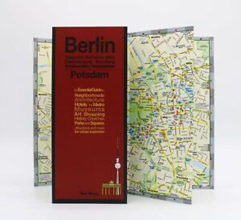 Berlin And Potsdam, Germany Travel Map