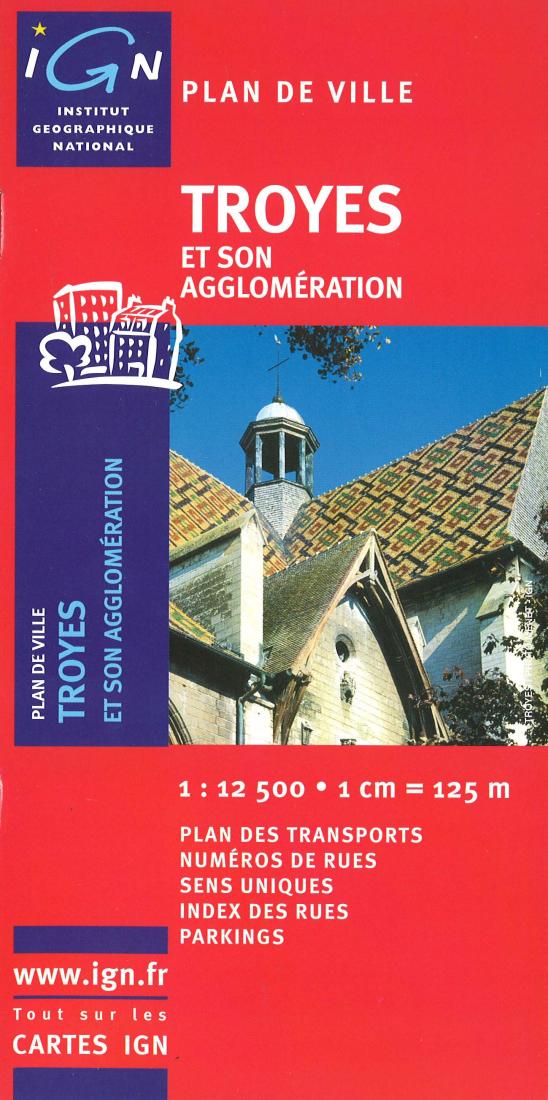 Troyes: Et Son Agglomération Travel Map