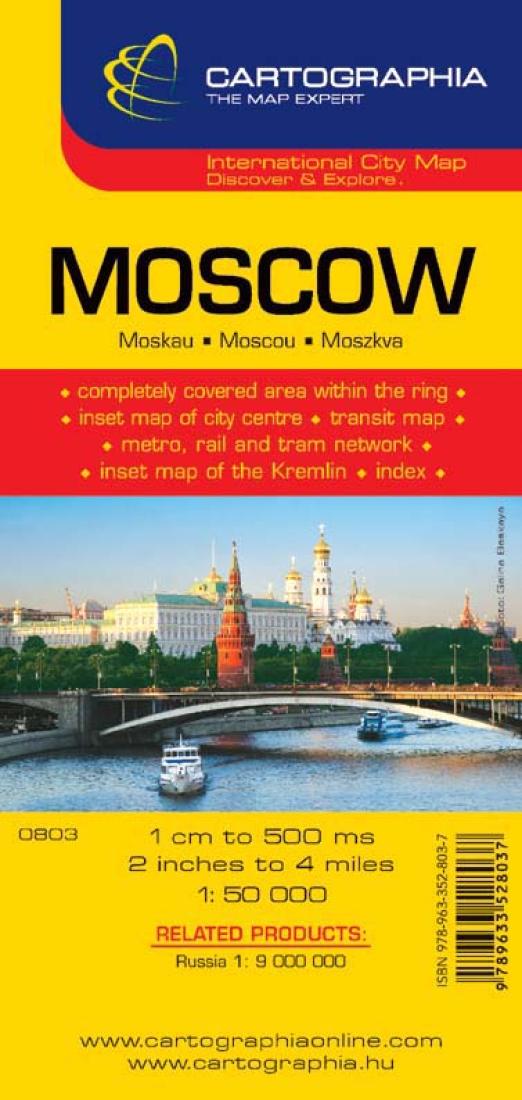 Moscow Travel Map