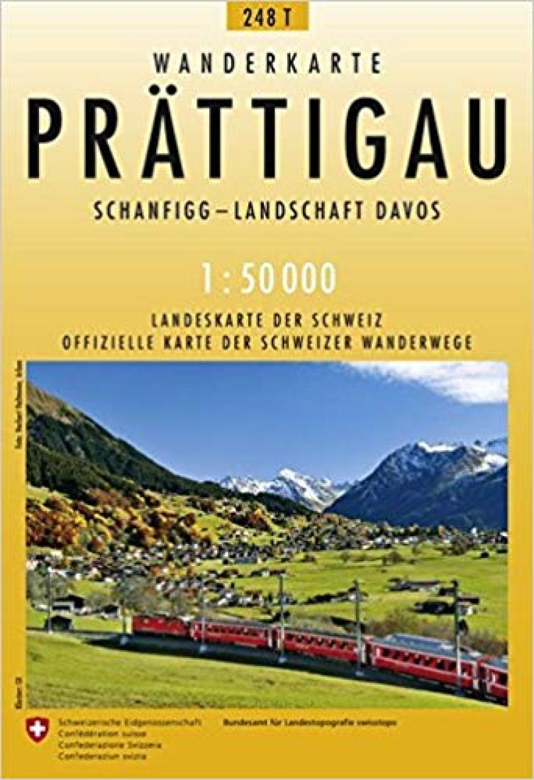 Prattigau: Switzerland 1:50,000 Topographic Hiking Series #248T