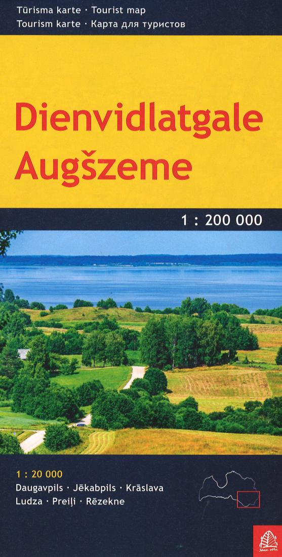 Dienvidlatgale Augšzeme: T?Risma Karte: 1: 200 000 = Dienvidlatgale Augšzeme: Tourist Map: 1: 200 000 = Dienvidlatgale Augšzeme: Tourism Karte: 1: 200 000 = Dienvidlatgale Augšzeme: ????? ??? ????????: 1: 200 000