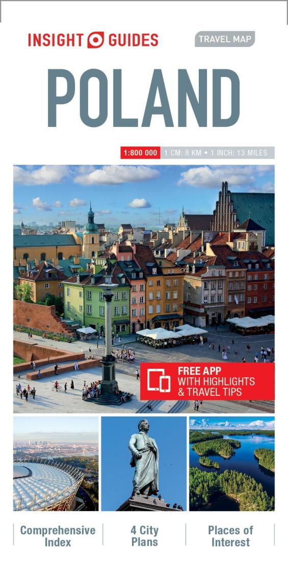 Poland: Insight Guides Travel Map