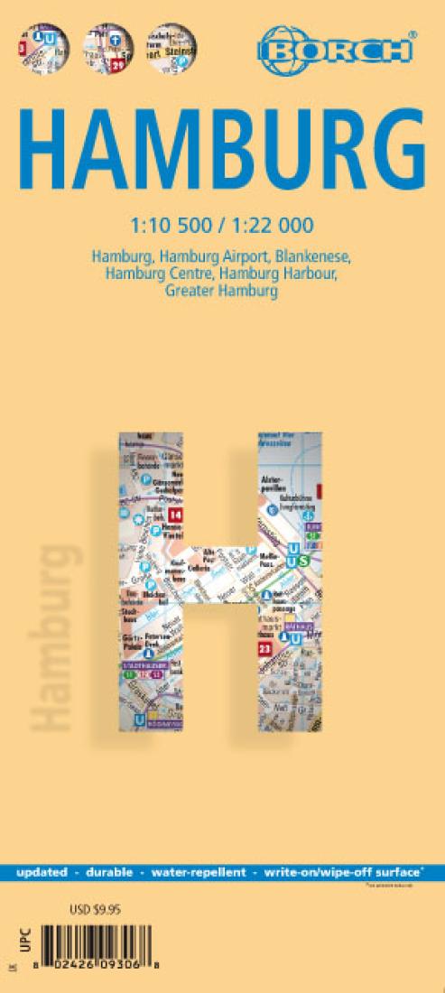 Hamburg, Germany Travel Map