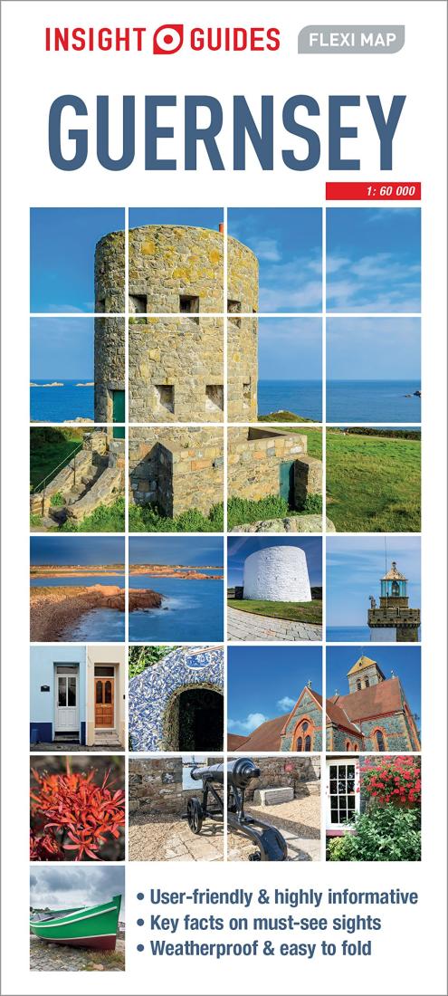 Guernsey: Insight Guides Flexi Map: 1: 32 000