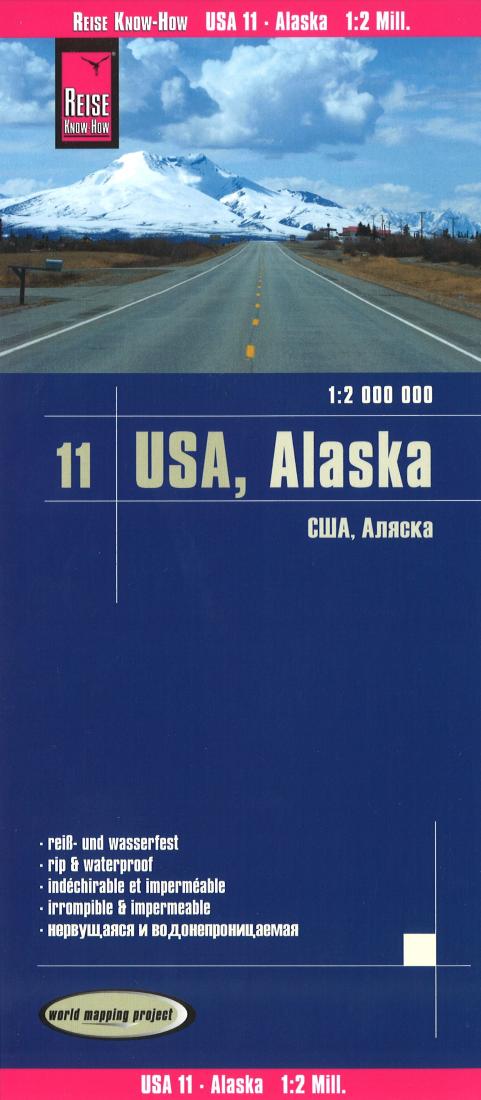 Usa, Alaska = ???, ?????? Road Map