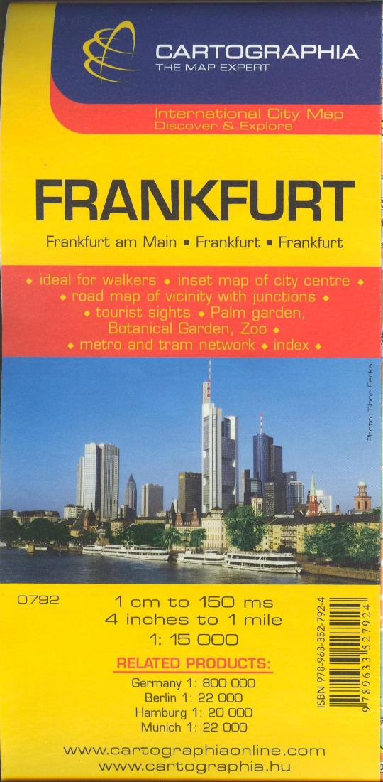 Frankfurt 1:15 000 = Frankfurt Am Main Travel Map