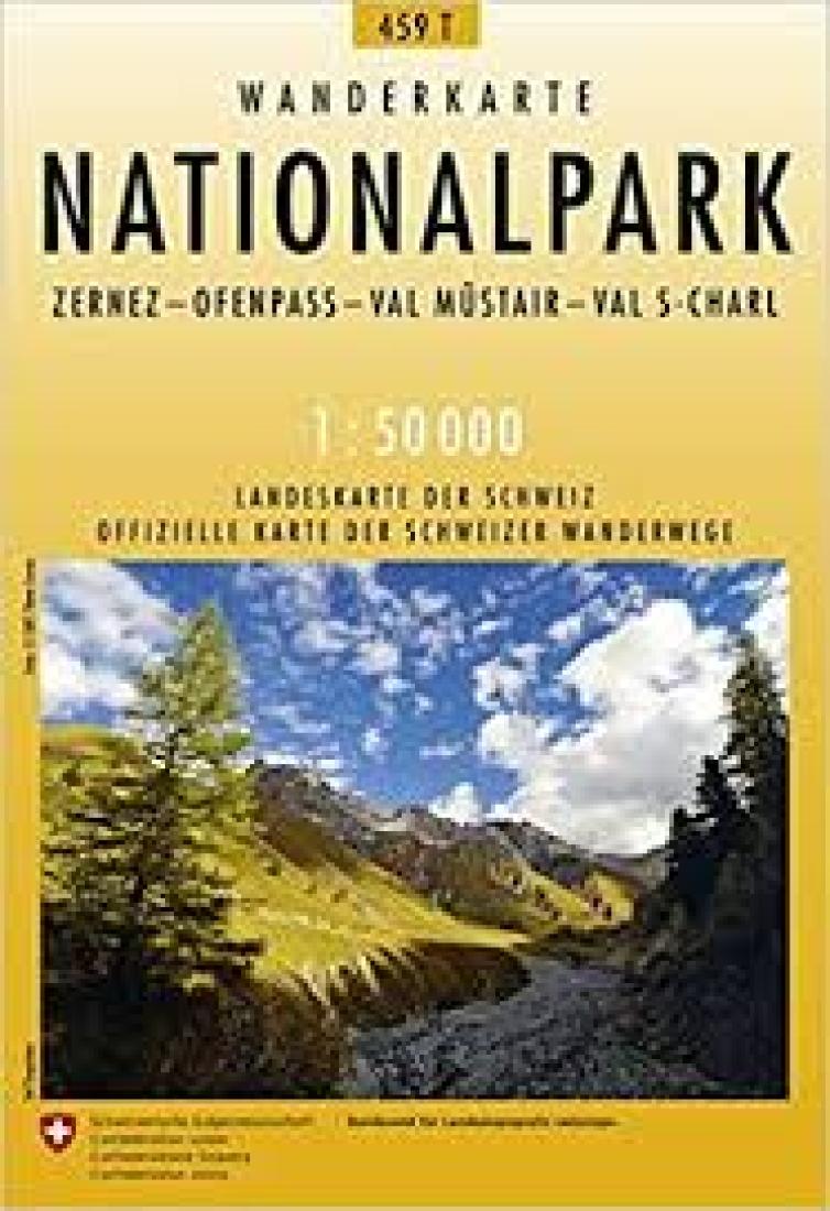 Nationalpark: Switzerland 1:50,000 Topographic Hiking Series #459T