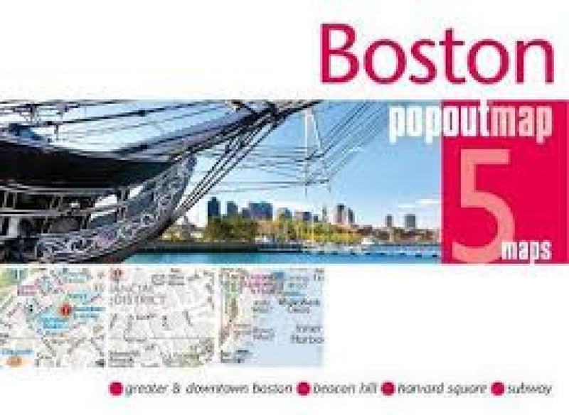 Boston: Popoutmap: 5 Maps