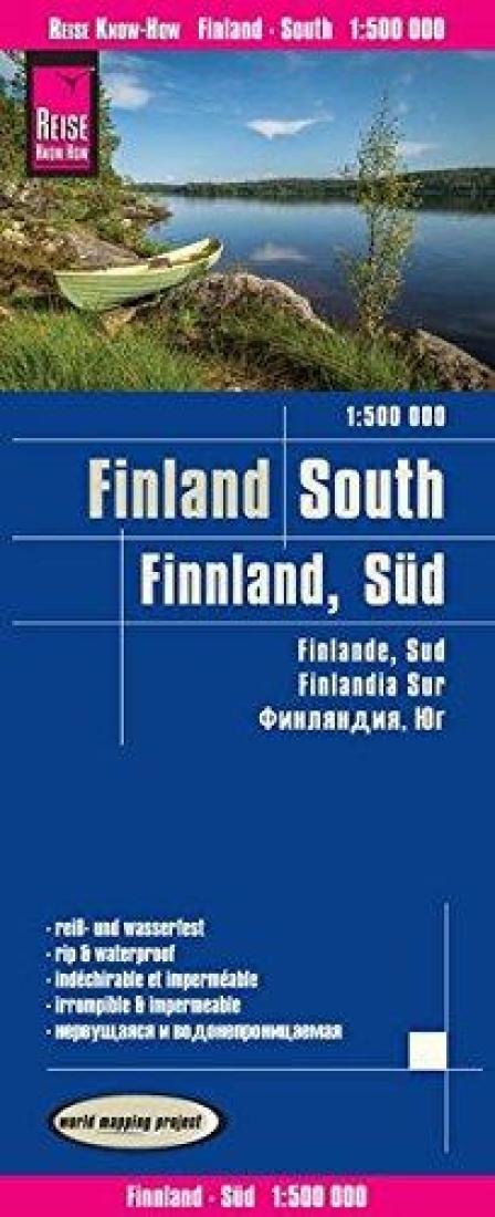 Finland South Road Map