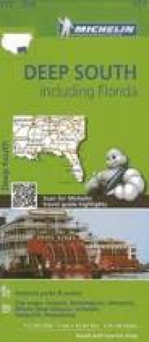 Deep South: Including Florida Road Map