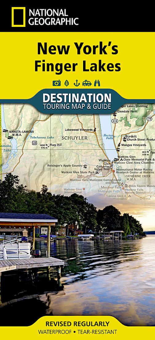 New York's Finger Lakes Destinationmap